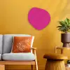 Fuchsia - Neon - Kleuren Wandcirkel Organisch Forex 3mm klein 629 -sfeer4