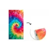 Regenboog - Tie dye - Kleurrijk - Blauw fotobehang vinyl groot -3d