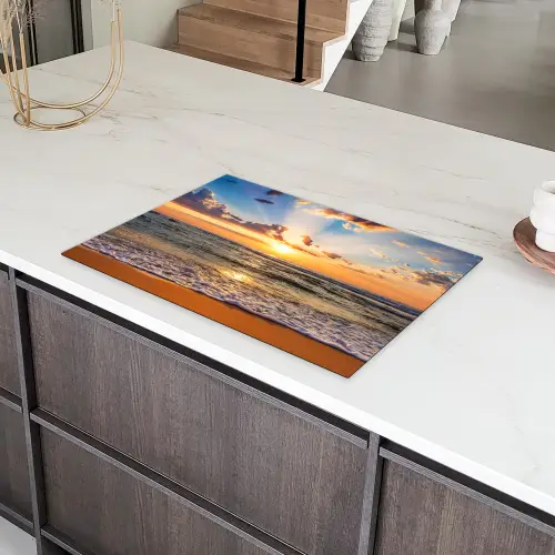 Kustlijn bij Winterzon Inductie beschermer vinyl 3mm klein -sfeer8