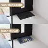 Winter - Gnooms - Eekhoorns - Meerkleurig Deurmat klein -voor-na_NL
