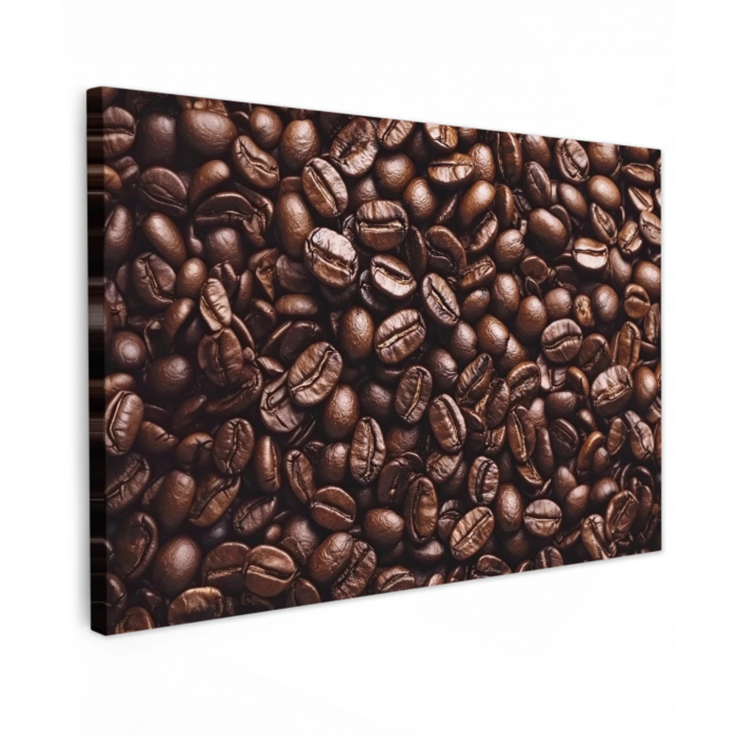 Bonen - Close-up - Donkerbruin canvas 2cm klein -z3d