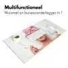 Vrouw - Roze - Wijn - Zonnebril Muismat XXL klein -sfeer4