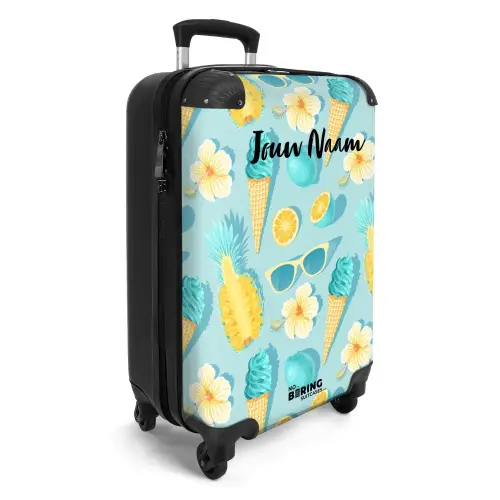 Ibiza icecream NBS - Handbagage koffer - Kinderen Unisex middel -productfoto_3d