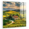 Toscane - Landschap - Wijngaarden plexiglas 5mm klein -zzzproduct_nieuw