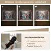 Dolfijn - Vissen - Onderwaterwereld - Bloemen Light Box met batterij (Wandlamp kind) middel -USP_dimbaarNL