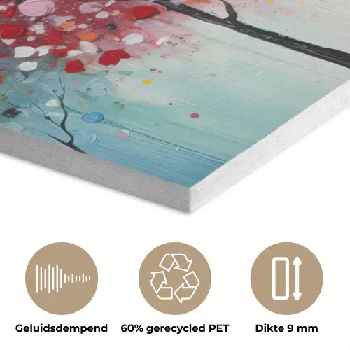 Kunst - Bomen - Natuur - Acryl PET vilt klein -closeup_NL