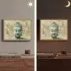 Buddha - Mandala - Modern - Spiritualiteit Light Box met batterij (Wandlamp) middel -sfeer3