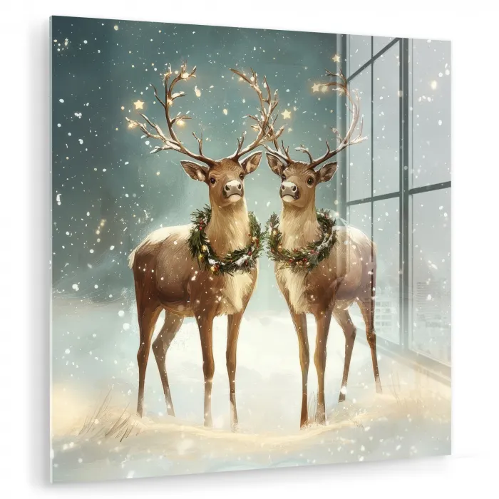 Kerstmagie - Winterwoud - Rendier plexiglas 5mm klein -zzzproduct_nieuw