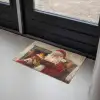 Kerst - Kerstman - Winter - Open Haard Deurmat klein -sfeer2