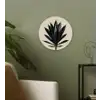 Agaveplant - Symmetrisch - Groen Wandcirkel kunststof plaat 5mm dik klein -sfeer3