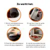 Volle maan - Landschap - Waterval Inductie beschermer vinyl 3mm klein -zzzzzzz-td-werking