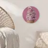 Softijs - Edelstenen - Roze - Hoorntje Akoestische PET Vilt - Rond klein -sfeer4