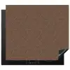 Bruin - Roze - Patroon Inductie beschermer vinyl 3mm middel 274 -3d