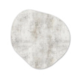 Grijs - Beton - Verweerd Wandcirkel Organisch Forex 3mm klein 629 -3d