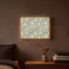 Roze - Vogels - Kleurrijk Light Box met batterij (Wandlamp) middel 907 -sfeer4