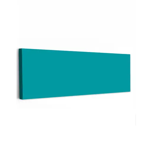 Blauw - Effen kleur canvas 2cm klein 828 -z3d