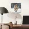 Tijger - Landschap - Sneeuw - Winter - Dieren plexiglas 5mm klein -sfeer6
