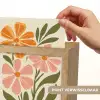 Minimalistisch - Bloemen - Bladeren - Roze Light Box met kabel (Wandlamp) klein -USP_websiteprintNL