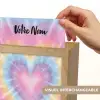 Hartvorm - Tie Dye - Pastelkleuren Light Box met kabel (Kinderlampje) klein -USP_websiteprintFR