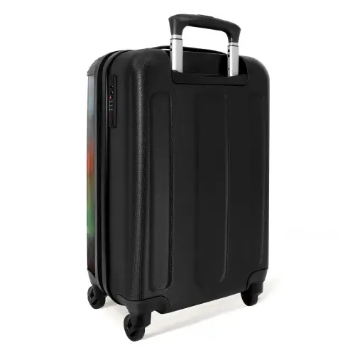 Landschap - Olieverf - Kleurrijk - Natuur NBS - Handbagage koffer - Kinderen Unisex middel -achterkant