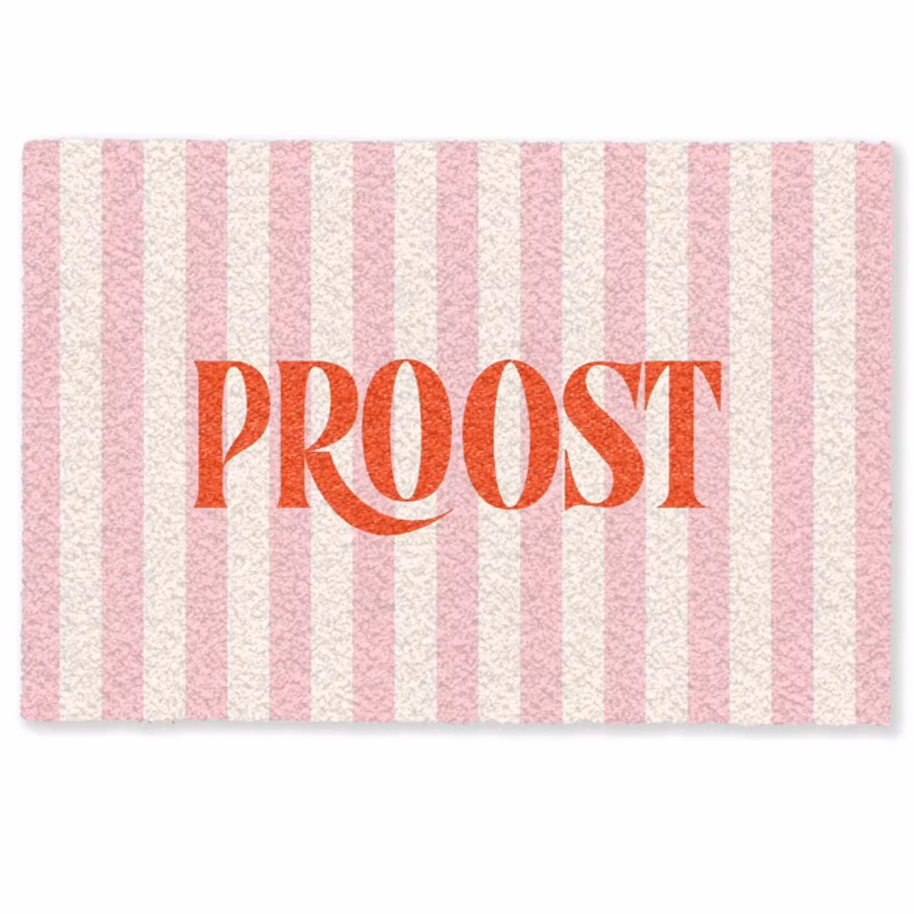 Zachtroze - Rood - Strepen - Proost Deurmat klein -zkaufland3d