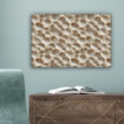 Schelpen - Waaiervorm - Wit canvas 2cm klein 34 -sfeer4