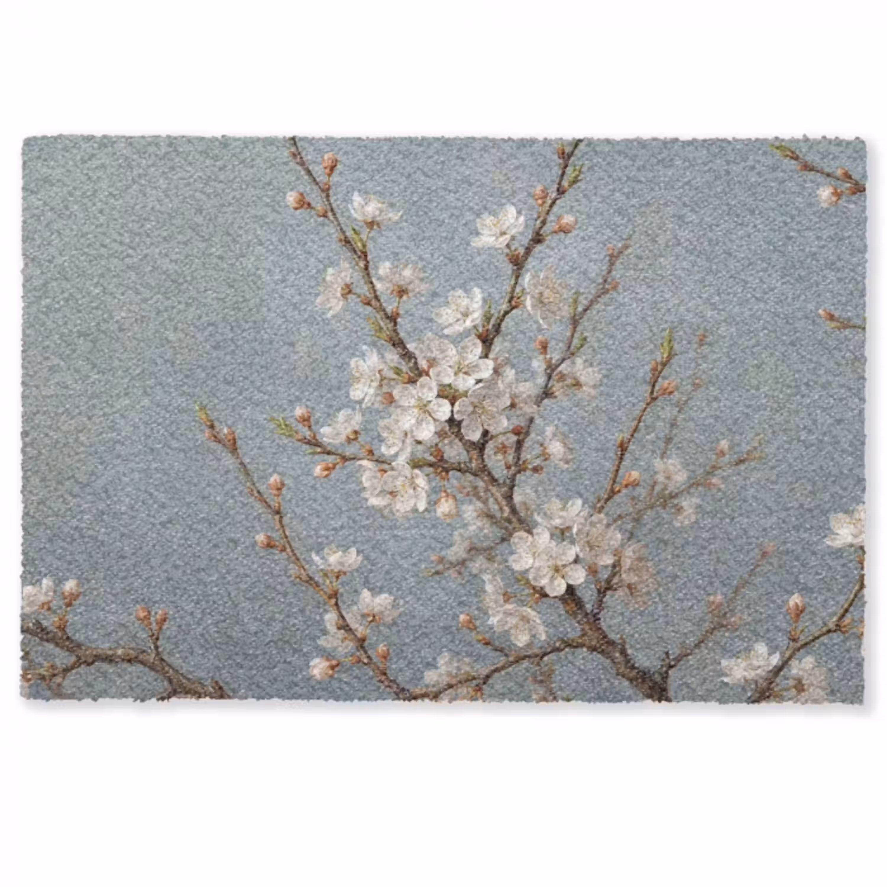 Botanisch - Stilleven - Blauw Deurmat klein -zkaufland3d