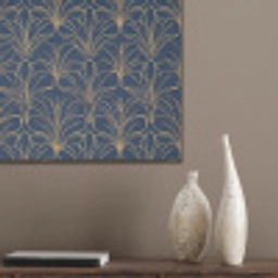 Deco - Waaier - Blauw PET vilt klein 837 -sfeer6_closeup