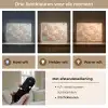 Close up - Pioenroos - Lichtroze Light Box met batterij (Wandlamp) middel -USP_lichtkleurNL