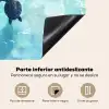 Schildpad - Zee - Blauw - Schittering Inductie beschermer vinyl 3mm middel -zzsfeer4_SP