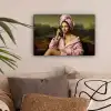 Mona - Klassiek - Roze canvas 2cm klein -sfeer1