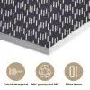 Plaid - Patroon - Ruit - Blauw PET vilt klein 837 -closeup_NL