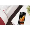 Vlinder - Bloemen - Insect - Portret - Zwart - Oranje Hoesje iPhone 12 Pro met koord klein -kamer