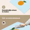 Fruit - Sinaasappel - Oranje Inductie beschemer met haakjes klein -ky-schoon-nl