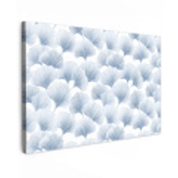 Waaier - Modern - Blauw Tuinposter op houten frame 2 cm dik klein 845 -3d