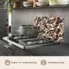 Camouflage - Patroon - Beige - Bruin keuken achterwand spatscherm klein 900 -usp_NL