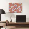 Bloemen - Grafisch - Oranje PET vilt klein 837 -sfeer5