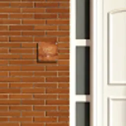 Roest - Sierlijk Naambord Vierkant klein -sfeer3-XS