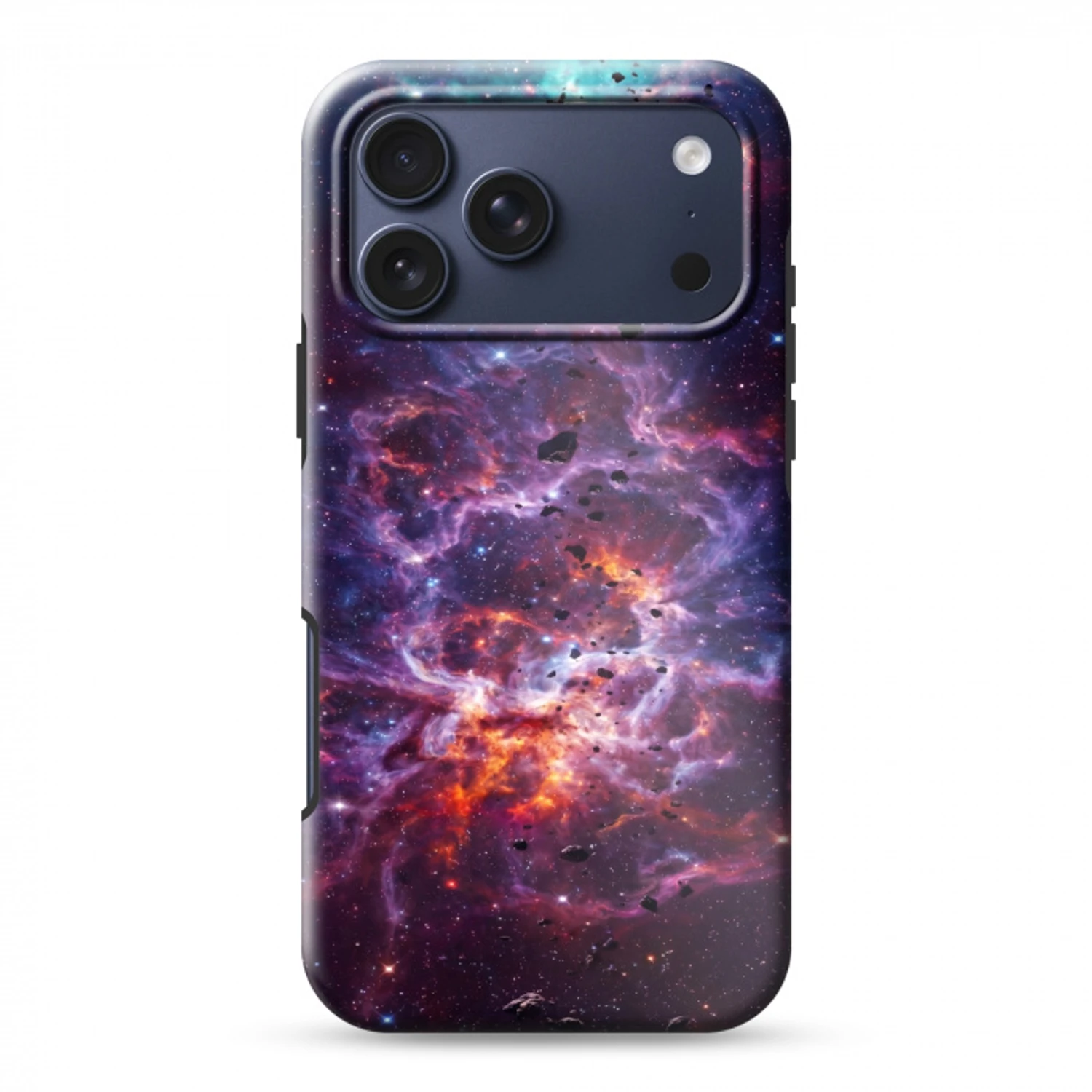Space - Stars - Abstract - Colorful Toughcase MagSafe Apple iPhone 17 Pro Max klein -3d