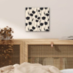 Tulpen - Patroon - Zwart aluminium wit klein 46 -sfeer3