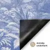 Tropisch - Jungle - Blauw Deurmat klein -antislip_NL