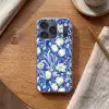 Bloemen - Delfts Blauw - Patroon - Tulp Telefoonhoesje iPhone 17 Pro klein -sfeer1