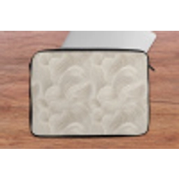 Lijnen - Waaier - Beige laptophoes neopreen klein 279 -tafel