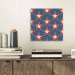 Ster - Klassiek - Blauw aluminium wit klein 46 -sfeer1
