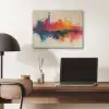 Watercolor - Kunst - Modern PET vilt klein -sfeer5