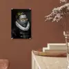 Willem van Oranje - Adriaen Thomasz - Zwart - Wit plexiglas 5mm klein -sfeer5