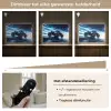 Monstertruck - Blauw - Neon - Lichten Light Box met batterij (Wandlamp kind) middel -USP_dimbaarNL