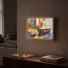Abstract - Kunst - Boot - Kleuren Light Box met batterij (Wandlamp) middel -sfeer1