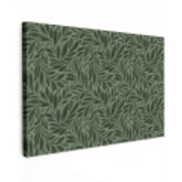 Bladeren - Organisch - Groen canvas 2cm klein 34 -z3d
