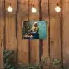 Melkmeisje - Amandelbloesem - Van Gogh - Vermeer - Schilderij - Oude meesters tuinposter los doek klein -sfeer1